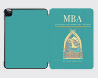 Thumbnail for Moi International Airport (MBA) design on turquoise ipad tablet case