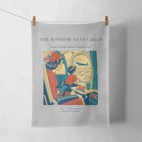 Thumbnail for VINTAGE G4215 - The Window Seat Child - Designed Towels design on lightgray