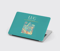 Thumbnail for Lugano Airport (LUG) design on turquoise MacBook case