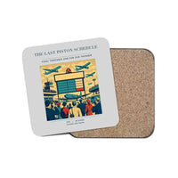 Thumbnail for The Last Piston Schedule - Designed Coasters design on light gray 1-piece