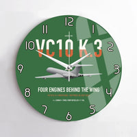 Thumbnail for Vickers VC10 K.3 design on green no frame wall clock
