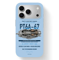 Thumbnail for PT6A-67 Case design on light blue iphone case