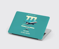 Thumbnail for Boeing 777-300ER design on turquoise MacBook case