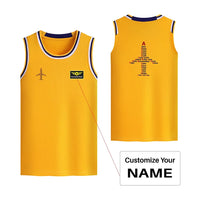 Thumbnail for Customisable Aviation Alphabet Basketball Print - view 9