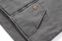 Thumbnail for Workwear Jacket Lamb Wool With Plush Canvas And Thickened Vest - view 11