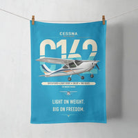 Thumbnail for Cessna 162 Skycatcher design on turquoise towel