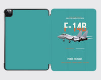 Thumbnail for F-14B Tomcat Power The Fleet design on turquoise ipad tablet case