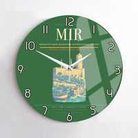 Thumbnail for Monastir Habib Bourguiba International Airport (MIR) design on green no frame wall clock