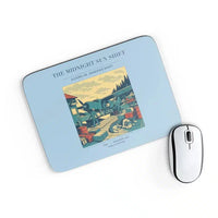 Thumbnail for VINTAGE G4284 - The Midnight Sun Shift - Designed Mouse Pads design on lightblue rectangle