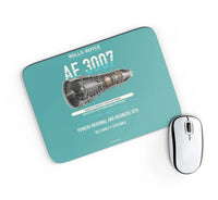 Thumbnail for AE 3007 design on turquoise rectangle mouse pad