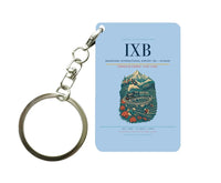 Thumbnail for Bagdogra International Airport IXB — Siliguri Key Chain design on light blue key chain