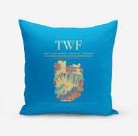 Thumbnail for Magic Valley Regional Airport (TWF) design on turquoise pillow