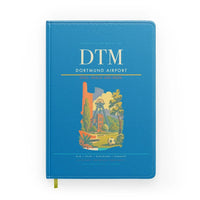 Thumbnail for Dortmund Airport (DTM) design on turquoise notebook