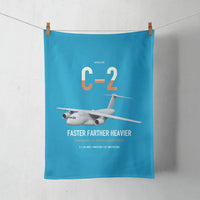 Thumbnail for Kawasaki C-2 design on turquoise towel