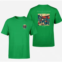 Thumbnail for VINTAGE G4286 - The Floatplane Grocery - Double-Side T-Shirt design on green double side t shirt