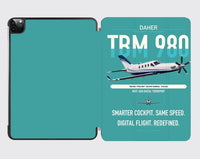 Thumbnail for Daher TBM 980 design on turquoise ipad tablet case