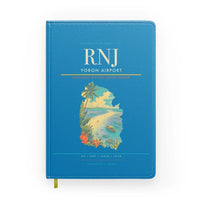 Thumbnail for Yoron Airport (RNJ) design on turquoise notebook