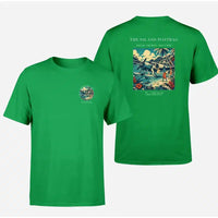 Thumbnail for VINTAGE G4154 - The Island Postbag - Double-Side T-Shirt design on green double side t shirt