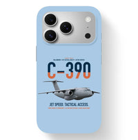 Thumbnail for C-390 Millennium design on light blue magsafe iphone case, for iPhone 17 Pro
