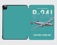 Thumbnail for B-24J Liberator design on turquoise ipad tablet case