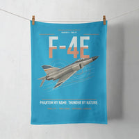Thumbnail for F-4E Phantom II design on turquoise towel