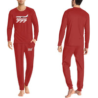 Thumbnail for The Boeing 777 men pajamas - Red