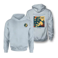 Thumbnail for VINTAGE G4514 - The Radio Room Watch - Double-Side Hoodie design on lightblue double side