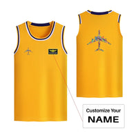 Thumbnail for Customisable Colourful Airplane Basketball Print - view 9