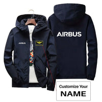 Thumbnail for Customisable Airbus & Text Windbreaker - view 9