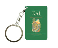 Thumbnail for Kajaani Airport (KAJ) design on green key chain