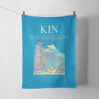 Thumbnail for Norman Manley International Airport (KIN) design on turquoise towel
