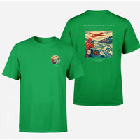 Thumbnail for VINTAGE G4491 - The River Ice Breakup Watch - Double-Side T-Shirt design on green double side t shirt