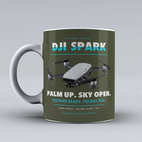 Thumbnail for Spark Mug design on green army dji