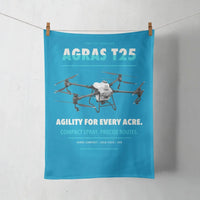 Thumbnail for DJI Agras T25 design on turquoise towel