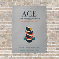 Thumbnail for César Manrique-Lanzarote Airport ACE vertical canvas print - no frame - light gray background