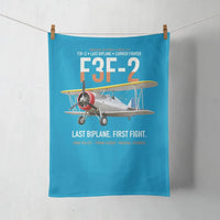 Thumbnail for F3F-2 Last Biplane First Fight design on turquoise towel