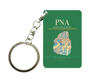 Thumbnail for Pamplona Airport (PNA) design on green key chain