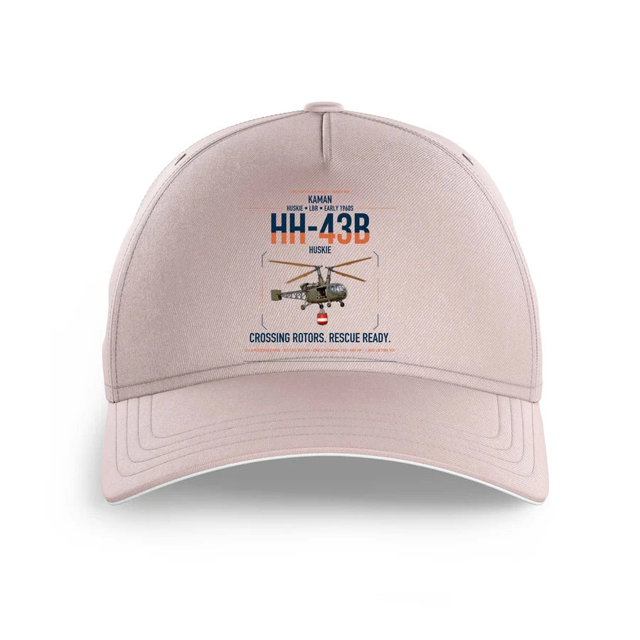 Kaman HH-43B Huskie design on pink printed hat