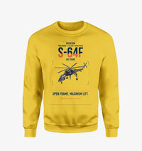 Thumbnail for Erickson S-64F Air Crane design on yellow sweatshirt