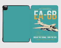 Thumbnail for EA-6B Prowler design on turquoise ipad tablet case