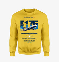 Thumbnail for Embraer E175 design on yellow sweatshirt