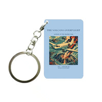 Thumbnail for VINTAGE G4206 - The Volcano Overflight - Designed Key Chain design on lightblue