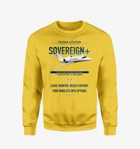 Thumbnail for Cessna Citation Sovereign+ design on yellow sweatshirt