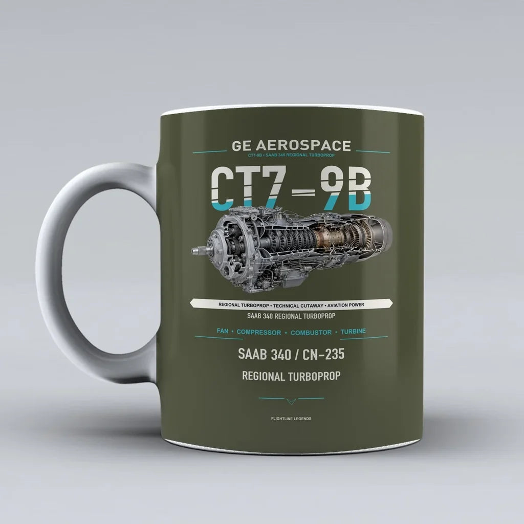 Mug design on green army ct7 9b