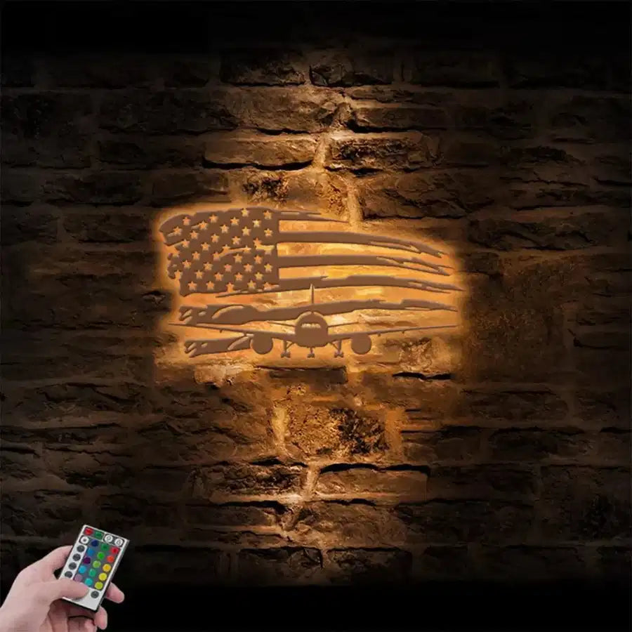 Customisable American Flag and Commercial LED Light - view 9