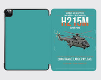Thumbnail for Airbus H215M design on turquoise ipad tablet case