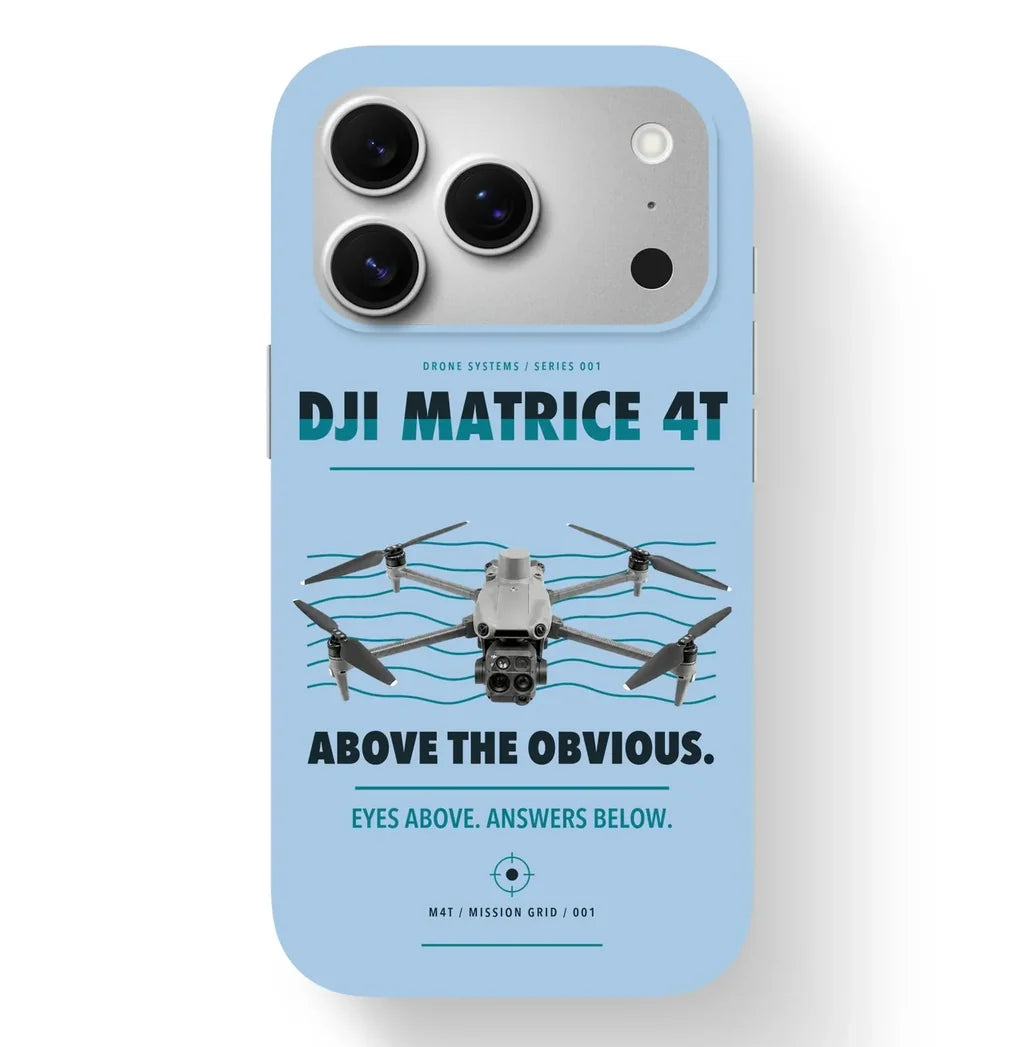 DJI Matrice 4T Case design on light blue iphone case