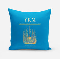 Thumbnail for Yakima Air Terminal (McAllister Field) (YKM) design on turquoise pillow