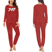 Thumbnail for Super Boeing 747 Intercontinental women pajamas - Red