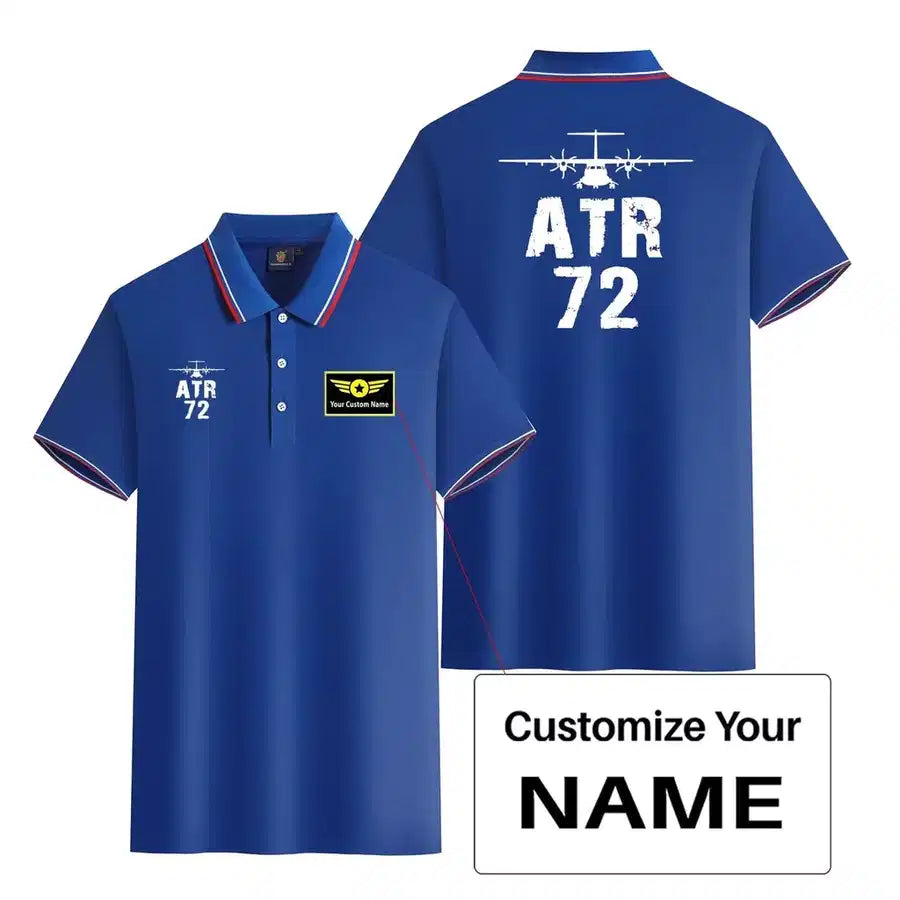 Customisable ATR-72 Polo Shirt - view 9